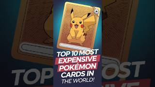 Top 10 most expensive Pokemon cards in the world 2024 Pokemon tranding [upl. by Lasser982]