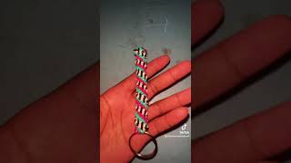 Boondoggle keychain 1million art artandcraft 500subs diy boondoggle rexlace [upl. by Edy17]