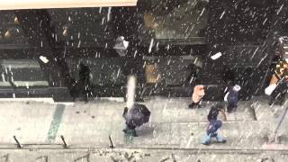 Snow in Istanbul in Slow Motion [upl. by Nnyliram828]