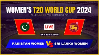 🔴 WT20 World Cup Live Pakistan Womens National Cricket Team VS Sri Lanka Women Match Scorecard 🔥 [upl. by Enomahs132]