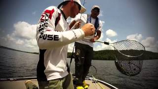 Bass fishing on Lake Mitchell Alabama with Brian Wykoff [upl. by Ludmilla]