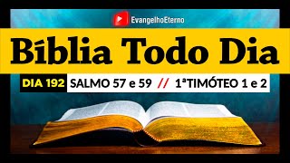 LEIA A BÍBLIA TODO O DIA 📖 dia192 🔴 leituradabíblia palavradedeus [upl. by Anirtek]