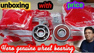 Hero Genuine Wheel Bearing [upl. by Kho]