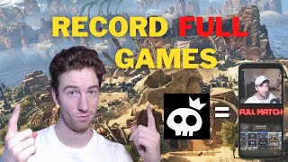 How to RECORD FULL GAMES and put them on YouTube OUTPLAYED is a must have [upl. by Attoynek]