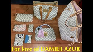 Why I ❤️❤️❤️ the Louis Vuitton Damier Azur [upl. by Riaj]