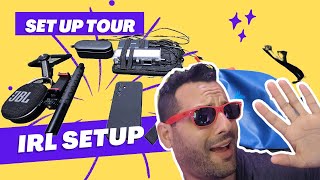 IRL Streaming Setup Tour [upl. by Joab71]