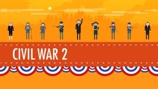 The Civil War Part 2 Crash Course US History 21 [upl. by Malinin]