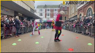 Scarborough Pancake Races and Skipping 2024 [upl. by Swihart499]