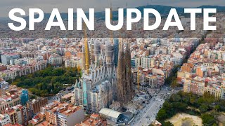 Massive Protest in Barcelona Spain News Update [upl. by Florie]