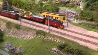 H0 Modellbahn Flamsbana Norwegen auf der Ontrax 2016 [upl. by Hendren106]