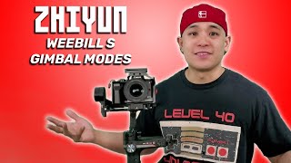 Zhiyun Weebill S Gimbal Modes [upl. by Huebner]