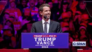 Comedian Tony Hinchcliffe Full Remarks at Trump Rally at Madison Square Garden in New York [upl. by Glynias]