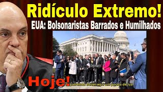 DE NOVO BOLSONARISTAS BARRADOS NOS EUA RIDÍCULO EXTREMO MORAES APERTA COMUNICAÇÃO LULA SE MEXE [upl. by Boatwright216]