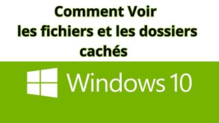 Comment afficher les fichiers et les dossiers cachés sur Windows [upl. by Atahs]