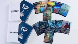 Magic The Gathering  Secret Lair X Doctor Who Dalek Lands amp Weeping Angels FOIL Set TCG Unboxing [upl. by Nahta144]