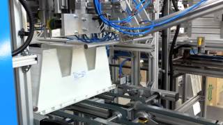 Ultrasonic welding of plastic filter frame  Sonic Italia [upl. by Afirahs]