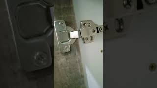 HOW TO ADJUST KITCHEN CABINET HINGE DIY [upl. by Linea239]