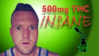 What does 500mg of THC feel like VERY HIGH DOSE [upl. by Ellehctim]