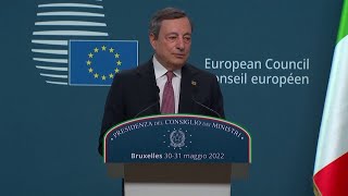 Draghi Italy only major European state to support Ukraines EU candidacy [upl. by Alyce]