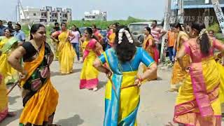 Kolatam at ganesh nimarjanamkolatamsongbridhavanike chindulu vese song [upl. by Sturges917]