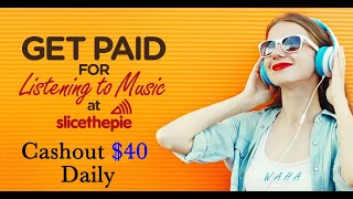 Earn Money from Watching Videos amp Songs  Slicethepie in Sinhala  40 ක් දවස ගානේ Cashout කරන්න [upl. by Ahseit]