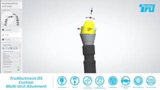 Custom Multi Unit Abutment 720p [upl. by Nomyt]