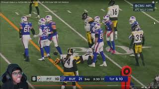 Will4k Reacts to Pittsburgh Steelers vs Buffalo Bills Game Highlights  NFL 2023 Wild Card Weekend [upl. by Jannery]