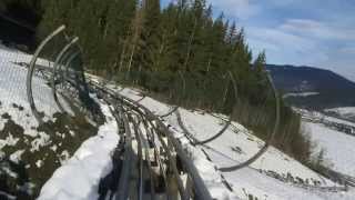 Alpine Coaster Flachau LuckyFlitzer im Winter [upl. by Enamrej288]