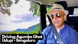 Thrilling Agumbe Ghat Route Not For Beginners Though Udupi  Agumbe  Balehonnur  Belur Vlog 277 [upl. by Aneba]