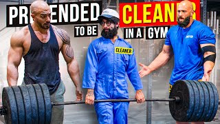 Elite Powerlifter Pretended to be a CLEANER 21  Anatoly GYM PRANK [upl. by Naitsihc]