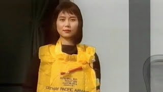 Remastered 1994 Cathay Pacific Airbus A340 Inflight Safety Video [upl. by Dacey]