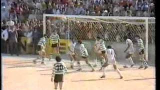 25J  Rio Ave  1 x Sporting  0 de 19831984 [upl. by Shipp302]