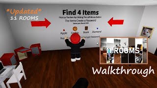 ROBLOX  Escape Room NEW  Walkthrough All 11 Rooms [upl. by Mokas]