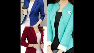 Ladies blazer ladies blazer design designer Ladies blazer blazer stylish viral [upl. by Etyak79]