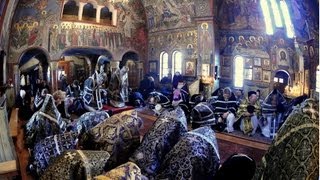 Russian Orthodox Presanctified Liturgy in Holy Trinity Monastery [upl. by Nnahoj885]