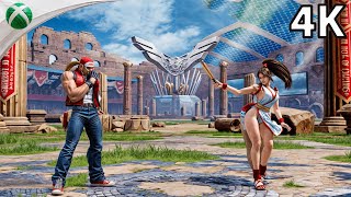 KOF XV  Terry vs Mai  Xbox Gameplay 4K kofxv [upl. by Clance674]