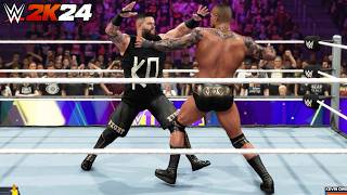 Kevin Owens vs Randy Orton  Full Match SMACKDOWN  WWE 2K24 [upl. by Jsandye902]