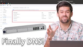 UniFi FINALLY added DNS  How to add DNS records to Dream Machine Pro 8293 [upl. by Yrok]