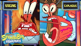 Ranking Mr Krabs Angriest Moments 😡  Mr Krabs Stages of Anger  SpongeBob [upl. by Ginsberg]