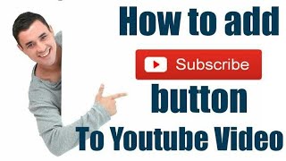 How to add subscribe button to YouTube videos in Android phone [upl. by Zoller]