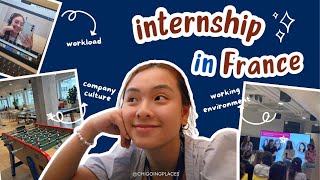 My Internship Experience in Paris  As an International Student in France [upl. by Ignaz609]