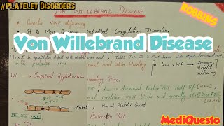 Von Willebrand Disease PlateletDisorders Hematology RobbinsPathology [upl. by O'Grady]