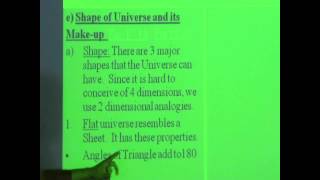 Lecture 13 Shape of the Universe [upl. by Malachy133]