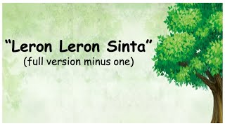 LERON LERON SINTA minus one complete version [upl. by Tabib792]