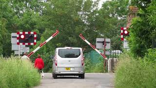 Northway Level Crossing 07062018 9 double stay [upl. by Adnamal]