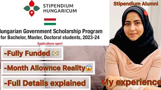 Stipendium Hungaricum Scholarship 20242025 Apply now ‼️ [upl. by Arbrab]