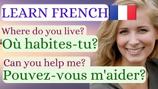 COMMON EVERYDAY life FRENCH Conversation every French Learner must know  Learn French [upl. by Assirol]