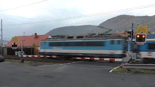 Železniční přejezd Ústí nad LabemVaňov P2423  27102024  Czech railroad crossing [upl. by Anidan490]