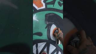 Skatepark Bowl Graffiti Throwup [upl. by Lidah]