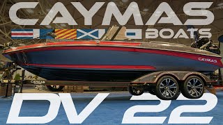 2022 Caymas Boats DV 22 Minneapolis Boat Show [upl. by Tohcnarf]